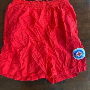Lifeguard swim trunks